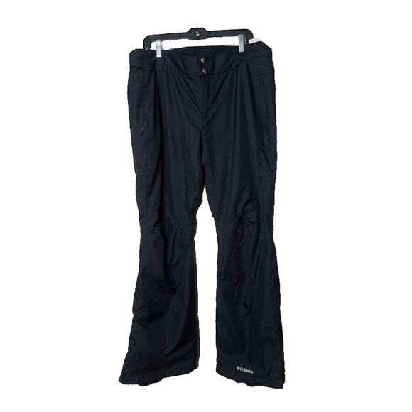 Columbia Titanium Omni‑Tech Womens XL Snow Ski Pants Waterproof Insulated Black - Picture 1 of 9